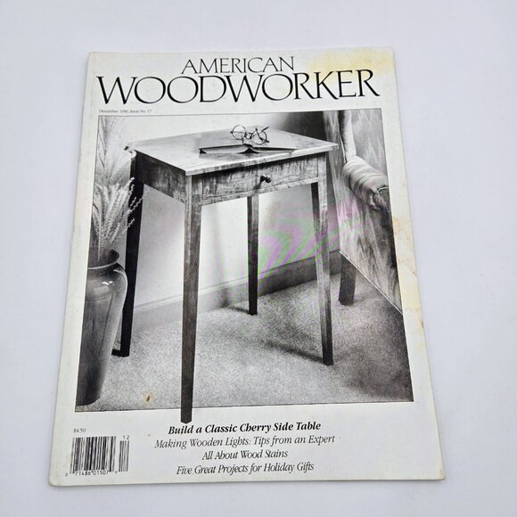 American Woodworker Magazine Lot December 1990 February April June August Decemb - Picture 11 of 15